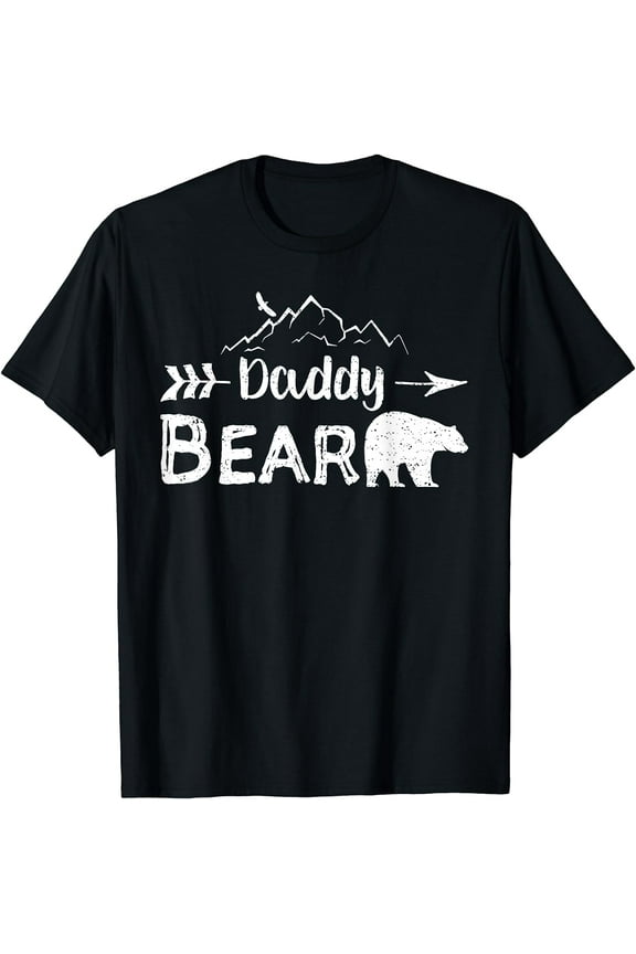 Daddy Bear Shirt Matching Family Mama Papa Bear Camping Gift T-Shirt