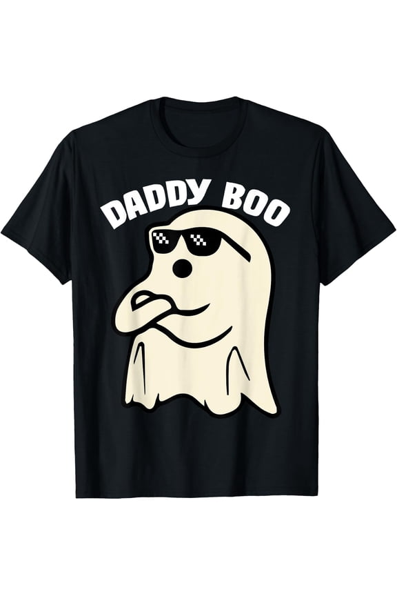 Daddy Boo Halloween Family Matching Costume Ghost Dad 2024 T-Shirt