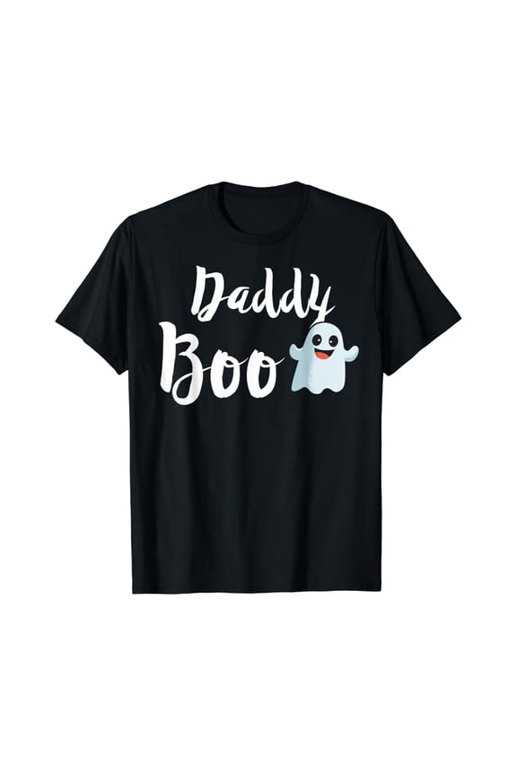Daddy Boo Halloween Family Matching Ghost Dad Gift T-Shirt
