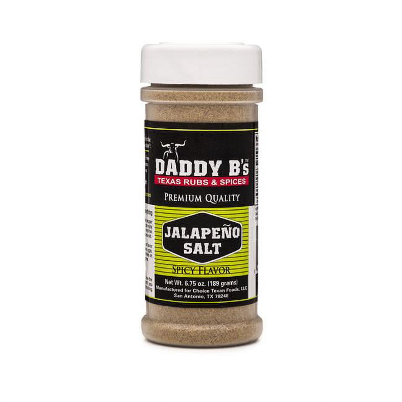 Daddy Bs Jalopeno Salt 6.75 oz- 6 pack