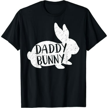 Daddy Bunny Funny Creative Graphic T-Shirt Cute Matching Family Easter Shirt Funny Creative Graphic T-Shirt