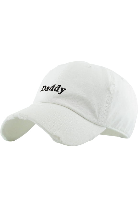 Daddy Dad Hat Vintage Distressed Cotton Adjustable Baseball Cap
