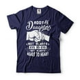 thumbnail image 1 of Daddy Daughters Shirt Not Always Eye To Eye But Always Heart To Heart Shirt Cute Daddy Shirt (Large Navy Blue), 1 of 6