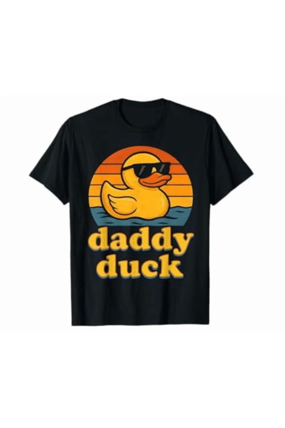 Daddy Duck Retro Rubber Duck Vintage Rubber Duckie Birthday Shirt Hot Trending Shirt, Vintage Birthday Gift