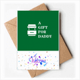 thumbnail image 1 of Daddy Father Thanks Art Deco Fashion Welcome Back Greeting Cards Envelopes Blank, 1 of 4