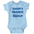 thumbnail image 1 of Daddy Favorite Backup Police Parent Romper Boys or Girls Infant Baby Brisco Brands 6M, 1 of 1