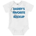 thumbnail image 1 of Daddy Favorite Backup Police Parent Romper Boys or Girls Infant Baby Brisco Brands NB, 1 of 1