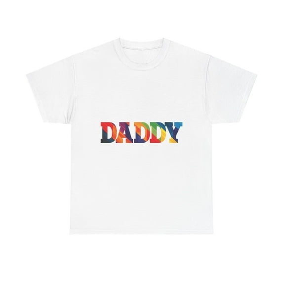 Daddy Gay Pride Month LGBTQ Fathers Day Rainbow Shirt ID-0520-J2VT