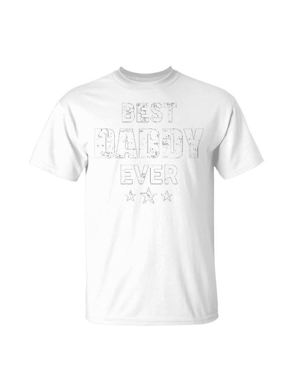 Daddy Gift Best Daddy Ever Unisex Jersey Crewneck Tshirt