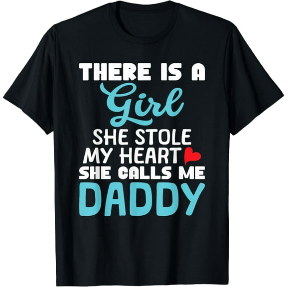 Daddy Gifts from Daughter, Stole My Heart Dad Valentine Day T-Shirt