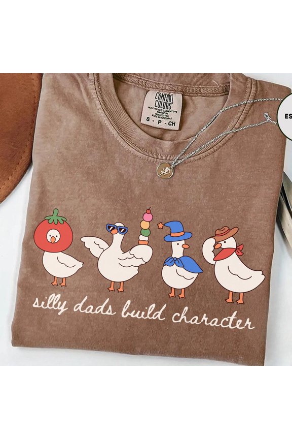 Daddy Goose Shirt Silly Goose Shirt For Dad Funny Dad Shirt Fatheramp39s Day Gift Silly Go