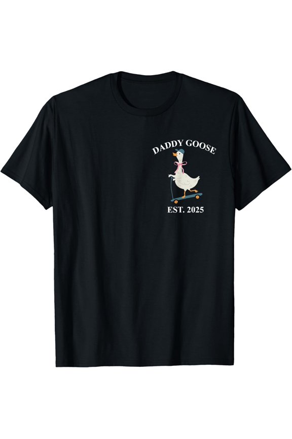 Daddy Goose Silly Dad Floral Matching Pocket T-Shirt