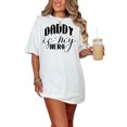 thumbnail image 1 of Daddy Is My Hero T-Shirt, Father's Day Gift Tee, Cute Daddy Shirt, Gift for Dad, Dad T-Shirt, Family Matching Tees, Fatherhood Apparel, White Comfort Colors T-Shirt, Small, 1 of 1