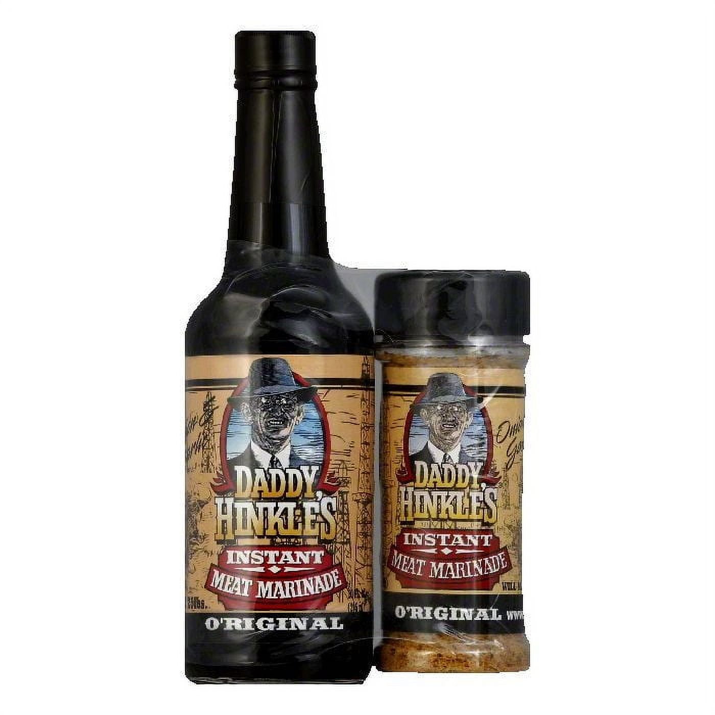 Daddy Hinkles Original Instant Meat Marinade, 15 Oz (Pack of 6)