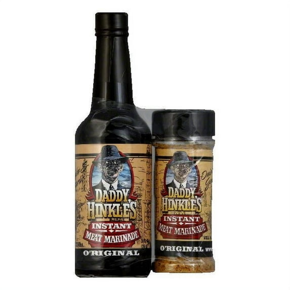 Daddy Hinkles Original Instant Meat Marinade, 15 Oz (Pack of 6)