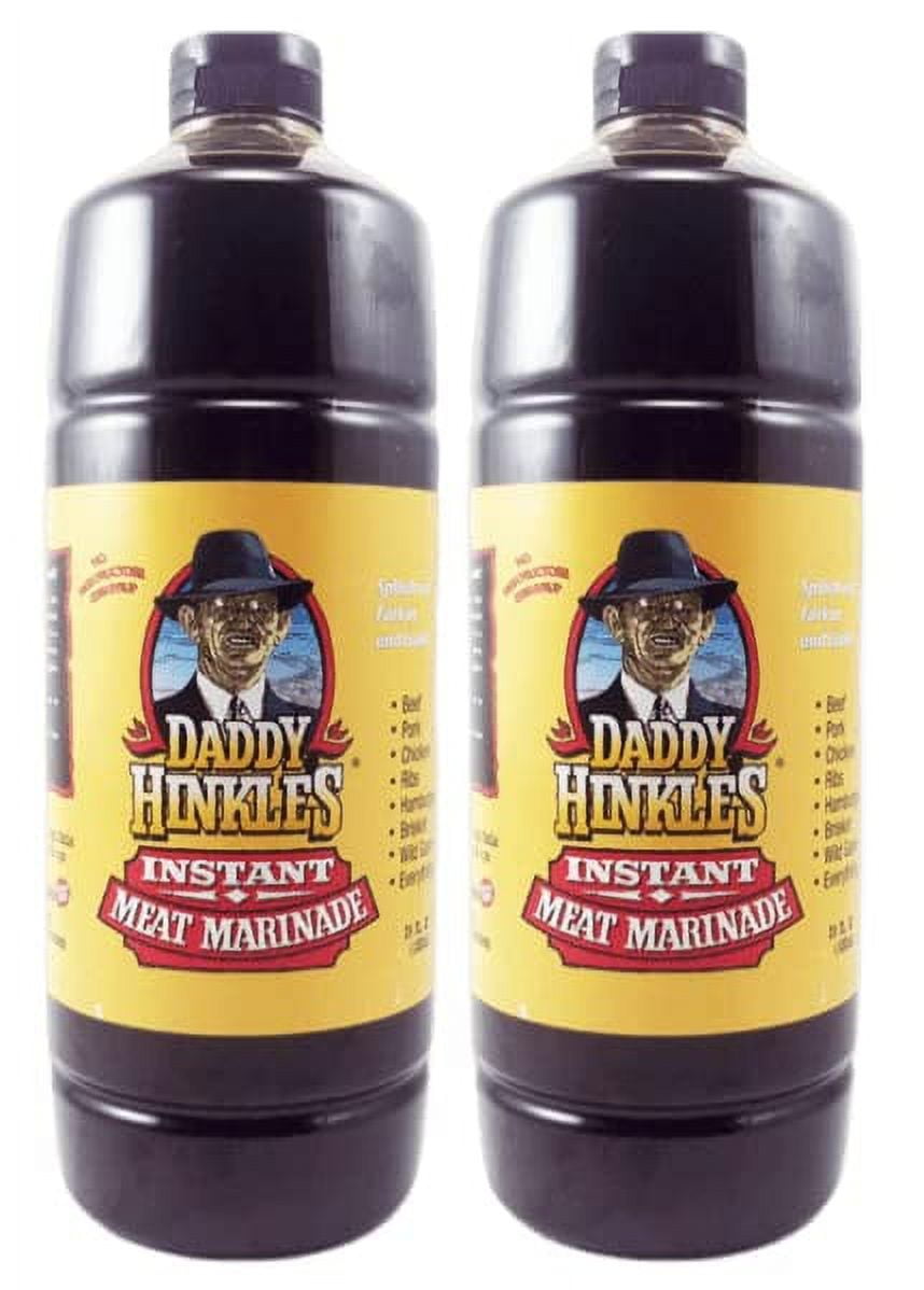 Daddy Hinkle's Quart Size, Barbecue Marinade, Seasoning for BBQ, Meat