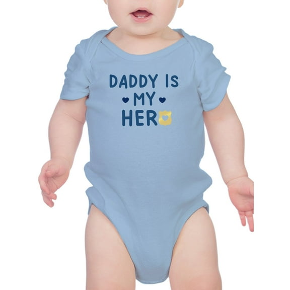 Daddy Is My Hero, Quote Bodysuit Infant -Smartprints Designs,  6 Months