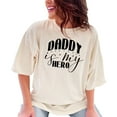 thumbnail image 1 of Daddy Is My Hero T-Shirt, Father's Day Gift Tee, Cute Daddy Shirt, Gift for Dad, Dad T-Shirt, Family Matching Tees, Fatherhood Apparel, Ivory Comfort Colors T-Shirt, 2XL, 1 of 1