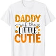 thumbnail image 1 of Daddy Little Cutie Baby Shower Orange 1st Birthday Party T-Shirt, 1 of 2