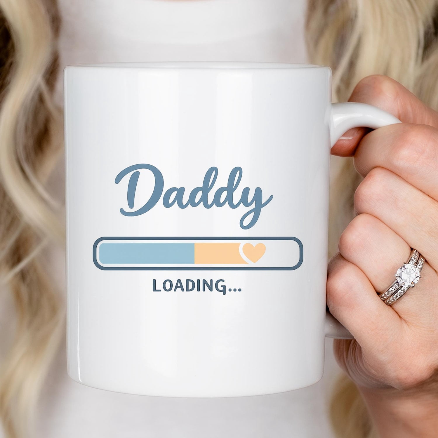 Daddy Loading Gift Mug Cute Pregnancy Announcement Coffee Cup For Expecting Dad New Father Baby Reveal Gift Funny Dad To Be Mug Gift Idea