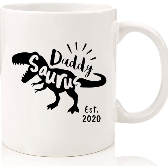 Daddy Mug, Daddy Saurus Mug, Dad Mug, Father's Day Gift, Dad Gift, New Dad Gift, Daddy Bear Mug, Daddy Est 2021, Daddysaurus, Ceramic Novelty Coffee Mugs 11oz, 15oz Mug, Tea