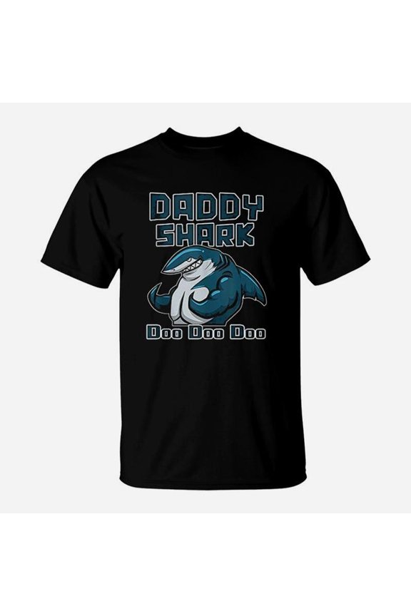 Daddy Muscle Shark Fathers Day TShirt