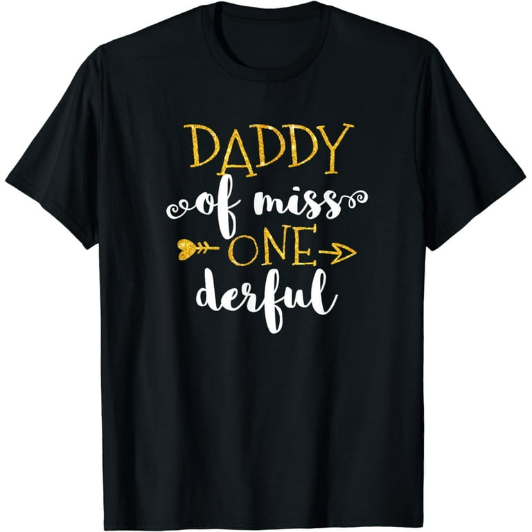 Dad Of Mr. Onederful T-Shirt Funny 1st Birthday Dad Of Mr. Onederful T-Shirt Funny 1st Birthday