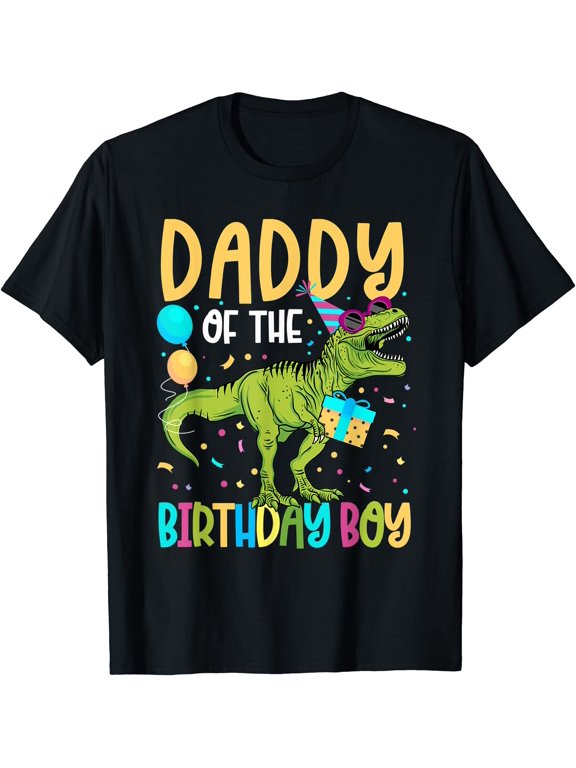 Daddy Of The Birthday Boy Family Matching Dinosaur Squad T-Shirt, Unisex T-Shirt