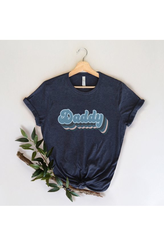 Daddy Retro Shirt, Daddy T-Shirt, Pregnancy Announcement, Fathers Day Gift, Daddy Gift, Da