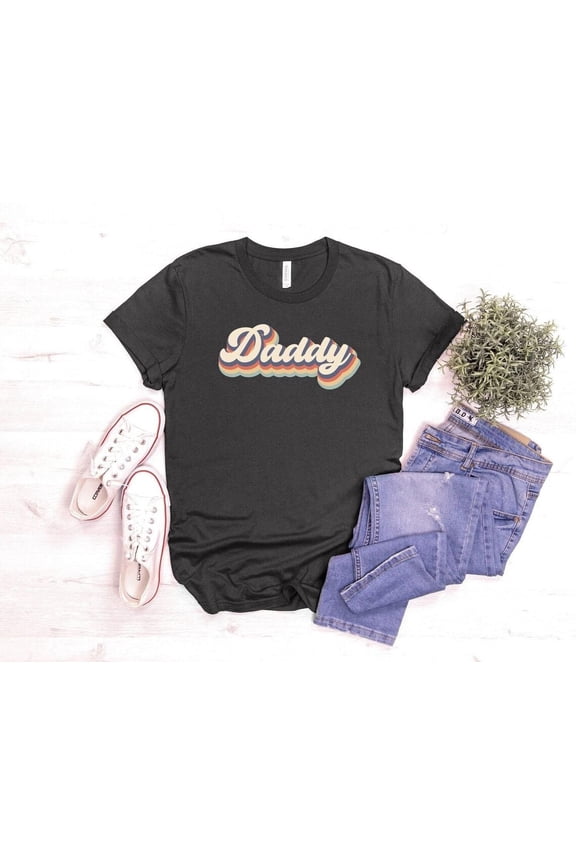 Daddy Retro T-Shirt, Cool Daddy Shirt, Daddy Birthday Tee, For New Daddy Shirt, For Best Daddy Tee, Daddy Shirt, F4199