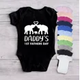 thumbnail image 1 of Daddy'S First Fathers Day Baby Bodysuit Babygrow Vest Geeky Funny Gift Mum Dad Cute Baby Onesie, BABY BODYSUIT LAT 4424, 1 of 3