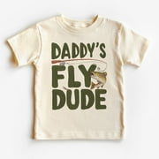 BELLA + CANVAS Daddy'S Fly Dude Toddler Shirt, Fly Fishing With Dad Kids Clothing, Future Fisherman Tee, Daddy And Me Boys Toddler Youth Kids Clothing TODDLER SHORT SLEEVE TEE BELLA CANVAS 3001T