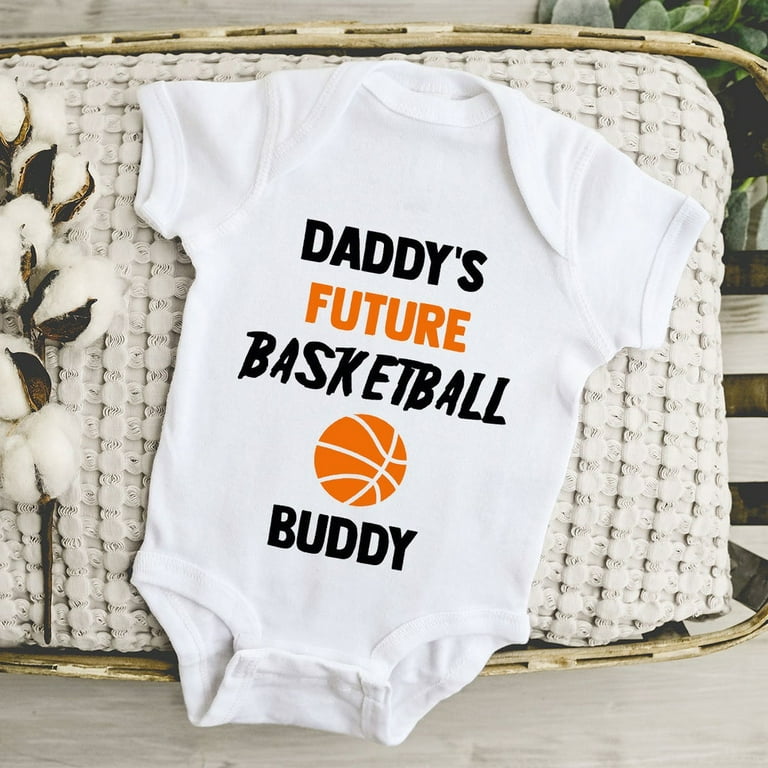 Daddy'S Future Basketball Buddy Baby Onesies Bodysuit, Baby