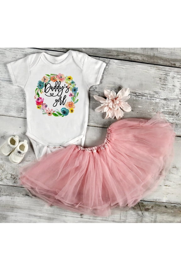 Daddy'S Girl Bodysuit, Fathers Day Gift From Baby, Cute Baby Clothes, Fathers Day Bodysuit, Baby Girl Clothes, Daddy Bodysuit, Dad Gift Cool Baby Clothing, BABY BODYSUIT LAT 4424