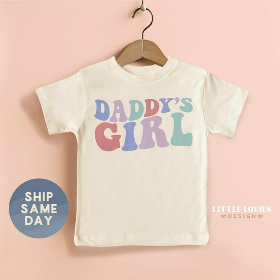 Daddy'S Girl Shirt, First Father'S Day Present For Toddler Girl, Father'S Day 2024 Apparel, First Time Dad Gifts, (Ca-D104), New Born, Baby Shower Gift, New Parents Gift