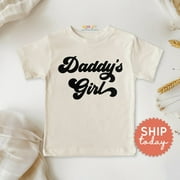 BELLA + CANVAS Daddy'S Girl Toddler Shirt, Daddy And Me T-Shirt, Cute Dad And Daughter Tees, Fathers Day T-Shirt, Father'S Day Gift, (Bc-Dad32), New Born, Baby Shower Gift, New Parents Gift