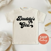 BELLA + CANVAS Daddy'S Girl Toddler Shirt, Daddy And Me T-Shirt, Cute Dad And Daughter Tees, Fathers Day T-Shirt, Father'S Day Gift, TODDLER SHORT SLEEVE TEE BELLA CANVAS 3001T