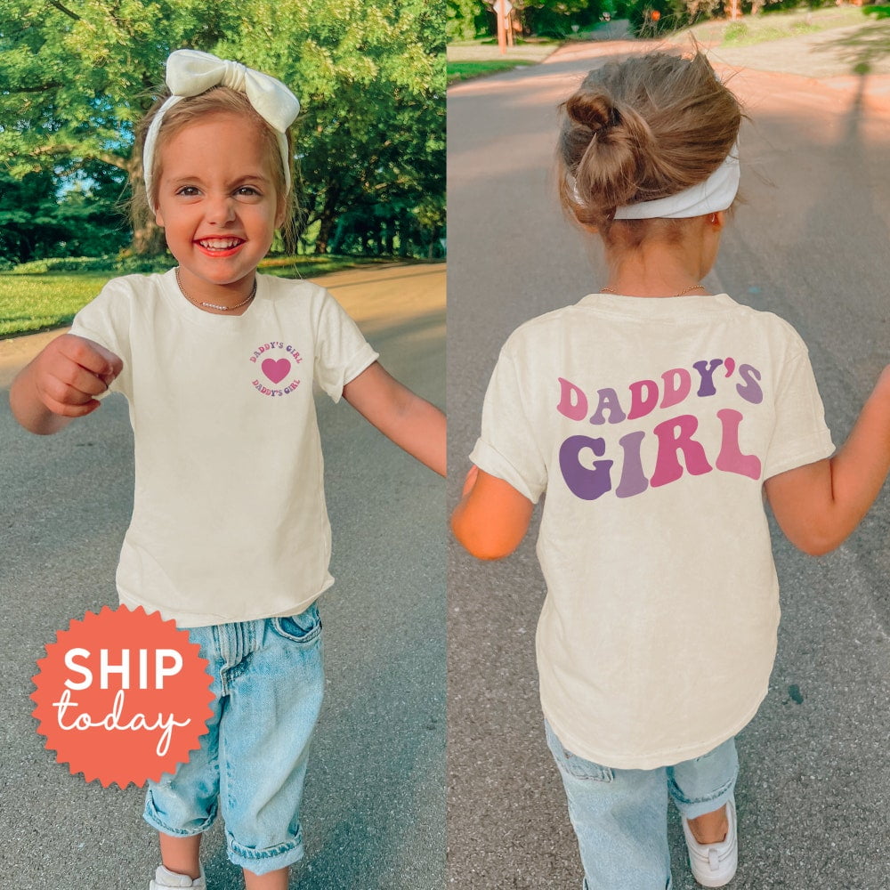 Daddy's Girl Patch Short Sleeve T-Shirt - White