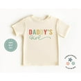 thumbnail image 1 of Daddy'S Girl Toddler Shirt - Retro Daddy'S Little Girl Rainbow Kids Tee - Cute Summer Girl Top - Father'D Day Gift - Natural Kids Tee, New Born, Baby Shower Gift, New Parents Gift, 1 of 3