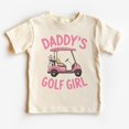 thumbnail image 1 of Daddy'S Golf Girl Shirt - Father Daughter Pink Golfing T-Shirt - Dad And Me Tees - Cute Pink Golf Cart - Boho Kids & Youth Shirts TODDLER SHORT SLEEVE TEE BELLA CANVAS 3001T, 1 of 3