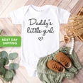 thumbnail image 1 of Daddy'S Little Girl Onesie, Minimalist Bodysuit, Father'S Day Baby Onesie, Daughter Onesie, Daddy'S Heart Onesie, Baby Announcement Cool Baby Clothing, Cute Baby Onesie, BABY BODYSUIT LAT 4424, 1 of 3