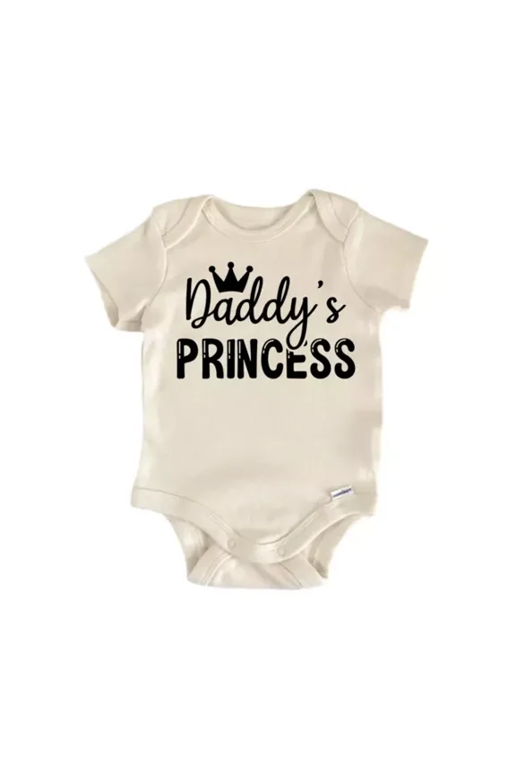 Daddy'S Princess Baby Boy Girl Clothes Infant Bodysuit Cute Newbornrnn Cute Baby Onesie, BABY BODYSUIT LAT 4424