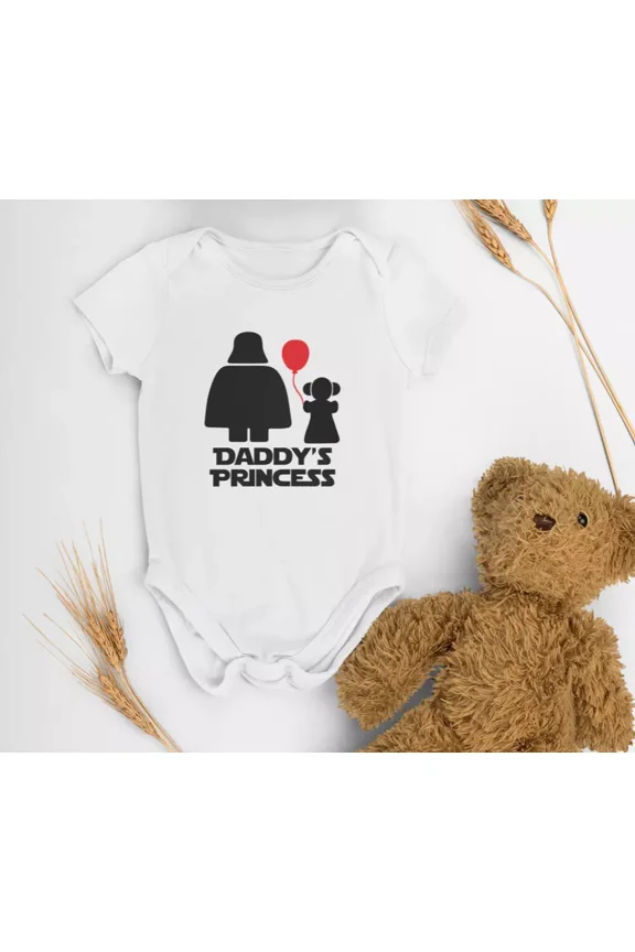 Daddy'S Princess Baby Vest, Baby Clothes, Funny Daddy Baby Girl Bodysuit Gift Cute Baby Onesie, BABY BODYSUIT LAT 4424