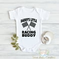 thumbnail image 1 of Daddy'S Racing Buddy Cute Race Car Shirt Racing With Daddy Sunday Race Racing Shirt Racetrack Baby Shirt Baby Shower Gifts Cute And Cool Baby Bodysuit, Baby Bodysuit Lat 4424, 1 of 3