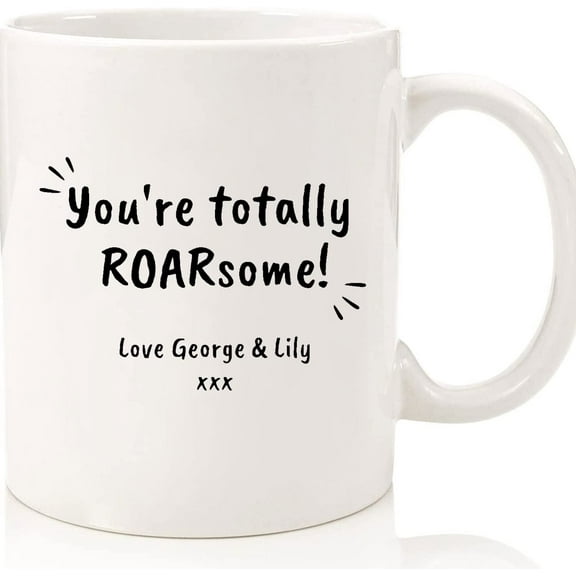 Daddy Saurus Mug, Father's Day Gift, Daddy Mug, Daddy Gift, Custom Dad Mug, Dad Gift, Daddysaurus, Dinosaur Dad, Ceramic Novelty Coffee Mugs 11oz, 15oz Mug, Tea Cup, Gift Pr