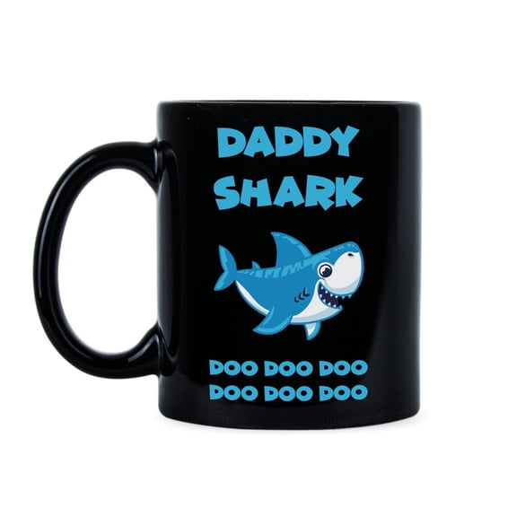 Daddy Shark Coffee Mug Fatheramp39s Day Dad Cup