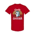 thumbnail image 1 of Daddy Shark Design T-Shirt Men -Image by Shutterstock, Male x-Large, 1 of 2