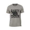 thumbnail image 1 of Daddy Shark Men's Modern Fit Fun Casual T-Shirt Printed Graphic Tee Military Grey 3X-Large, 1 of 3