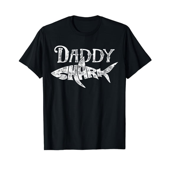 Daddy Shark T Shirt Fathers Day Gifts Family Matching Dad