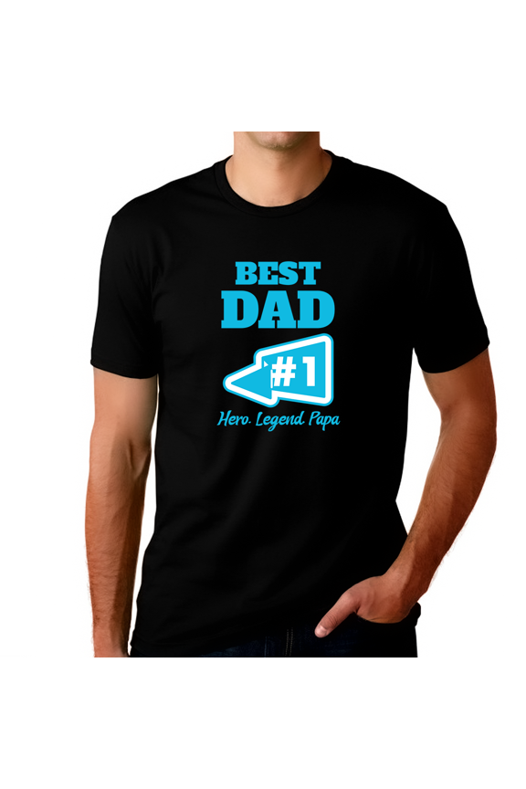 Daddy Shirt #1 Dad Shirt for Men Dad Shirts Fathers Day Shirt Gifts for Dads